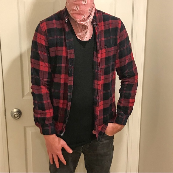 Plaid, button down shirt, On The Road - Picture 2 of 11